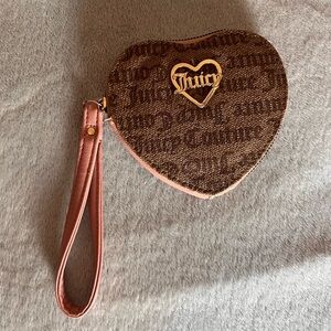 Juicy Couture Heart Shaped Wristlet